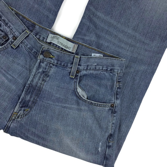 Levi's 569 Loose Straight Leg Denim Jeans Sz 30x32 - Picture 5 of 8